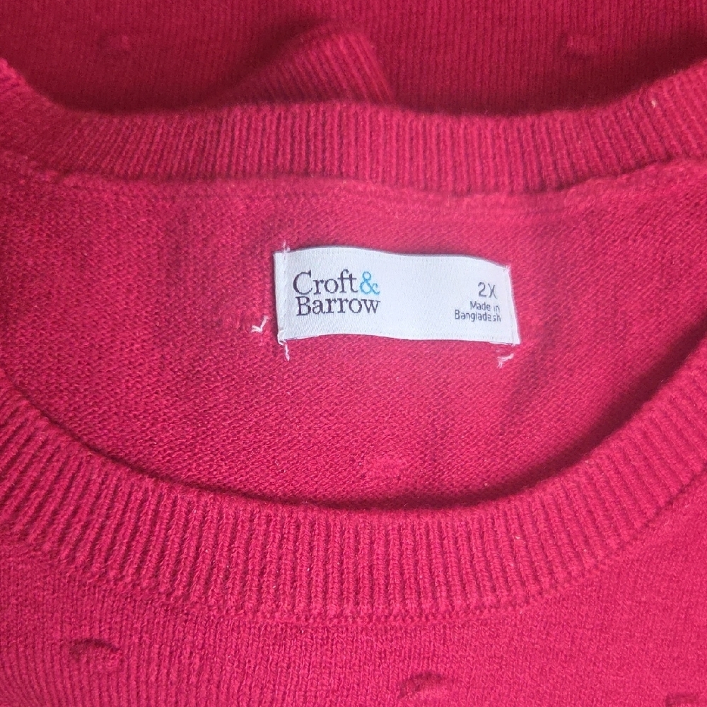 NEW Textured Crew Neck Sweater - Picture 3 of 6